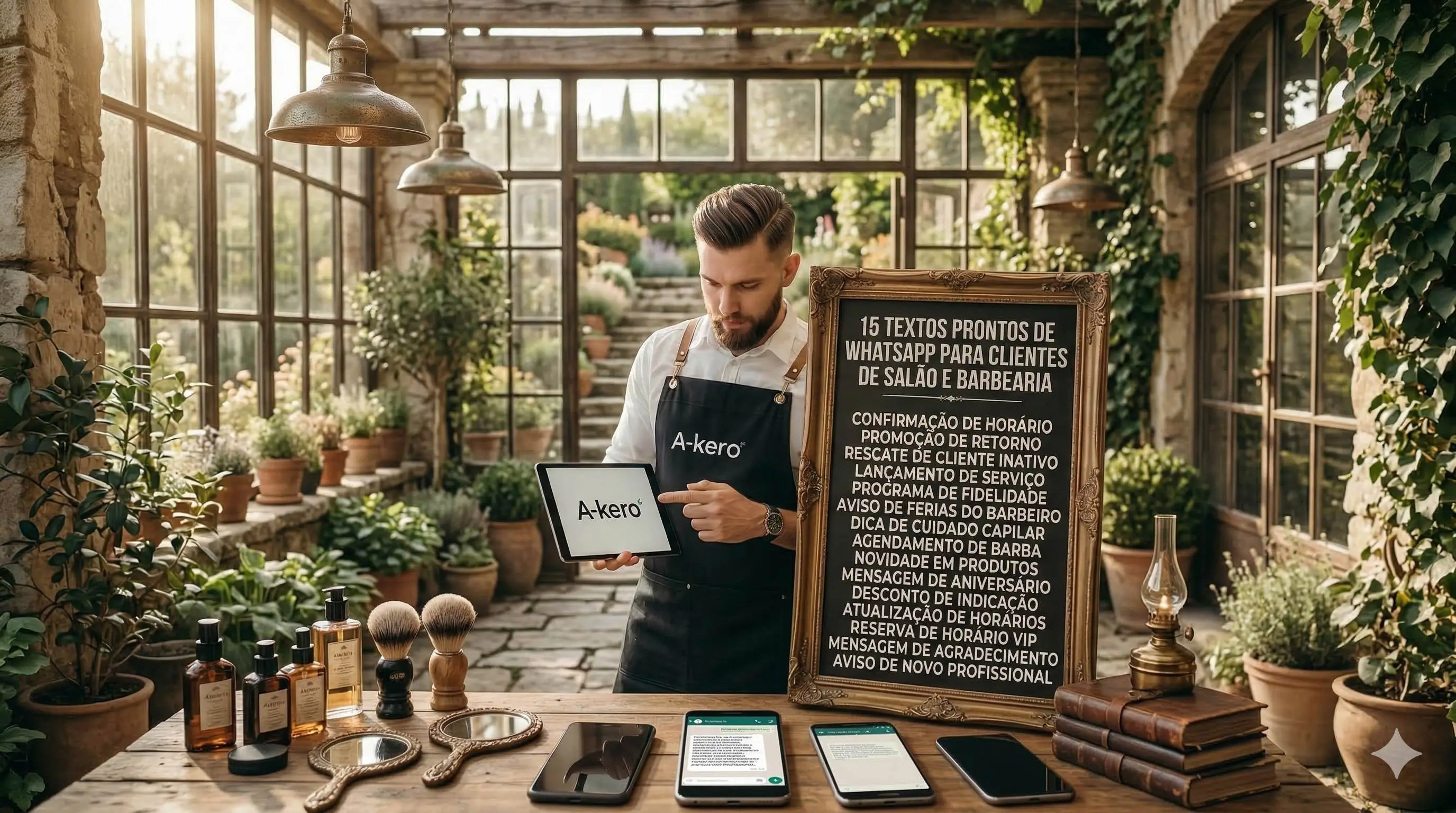 Mensagens de WhatsApp para Clientes de Salão e Barbearia: 15 Modelos Prontos